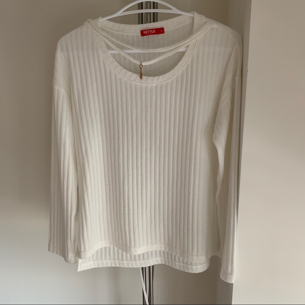 Henley T-shirt long-sleeve women sweatshirt cardigan sweater shirt blouse